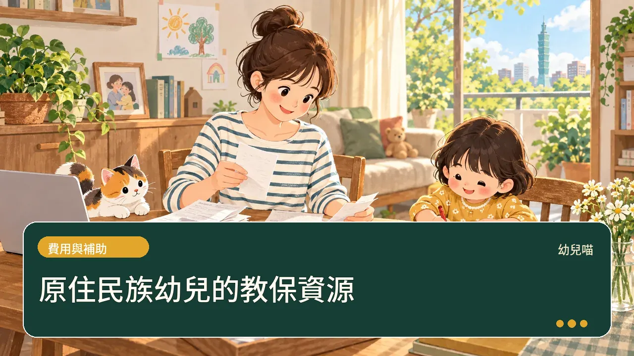 原住民族幼兒的教保資源主題插畫